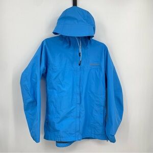 Marmot: Gore-Tex Pac-lite Rain Jacket:  Men’s Large Full Zip Hooded: Blue